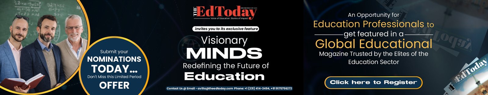 Visionary Minds Redefining - Banner